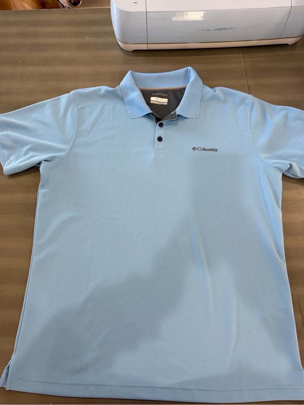 NWOT Columbia Men's Light Blue Performance Polo